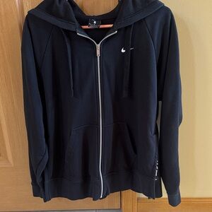 Nike Black Full-Zip Hoodie - Women’s Size Medium